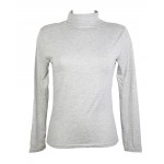 T-shirt, sous pull femme à manches longues, col roulé