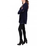 Gilet laine,couleur unie,noir