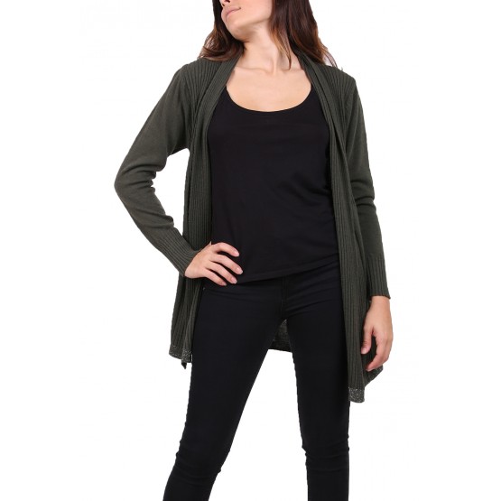 Gilet laine,couleur unie,noir