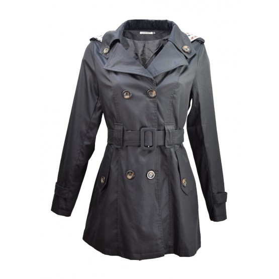 Trench imperméable, Noir, taille S - XXL
