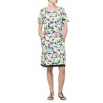 petite robe imprimée,vert