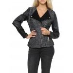 Jacket, Veste  courte, Noir,taille XS-XL