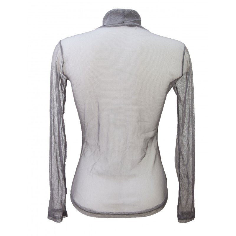 T-shirt, sous pull femme en voile transparente,taille unique 38-42