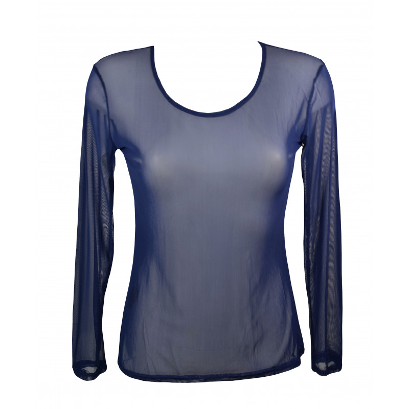 Pull clearance manche transparente