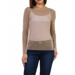 T-shirt, sous pull femme en voile transparente