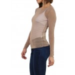 T-shirt, sous pull femme en voile transparente