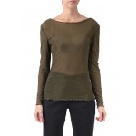 T-shirt, sous pull femme en voile transparente