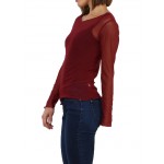 T-shirt, sous pull femme en voile transparente