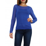 T-shirt, sous pull femme en voile transparente