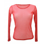 T-shirt, top en voile, brillant / pailleté