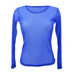 T-shirt, top en voile, brillant / pailleté