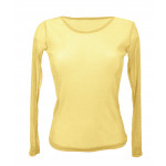 T-shirt, top en voile, brillant / pailleté