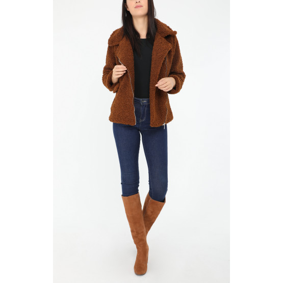 Veste polaire marron,taille M