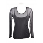 T-shirt, sous pull femme en voile transparente