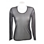 T-shirt, sous pull femme en voile transparente