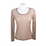 T-shirt, sous pull femme en voile transparente