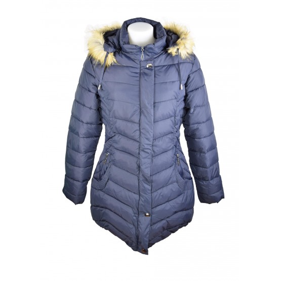 Doudoune, Manteau Femme, Bleu, grande taille